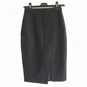 Aritzia Pencil Skirt Front Slit Charcoal Gray 0